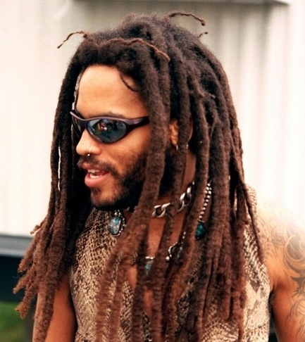 Lenny Kravitz with Dreadlocks