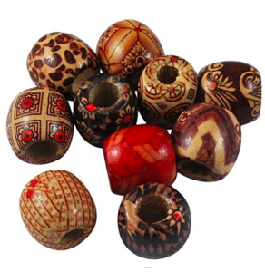 Wooden Dread Beads